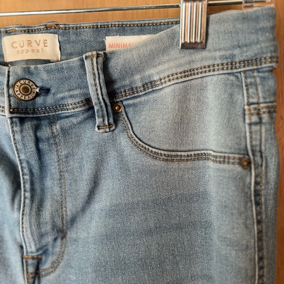 Curve appeal Light Blue jeggings - Picture 5 of 8